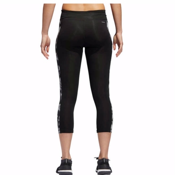 LAST ONE!! New Adidas Climalite Cropped Leggings - Picture 3 of 7